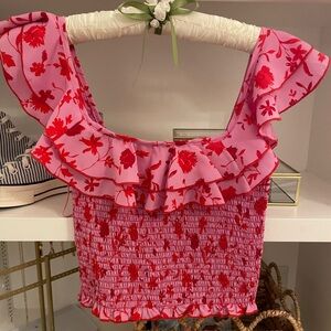 🔴LIKELY ATHENA FLORAL TOP